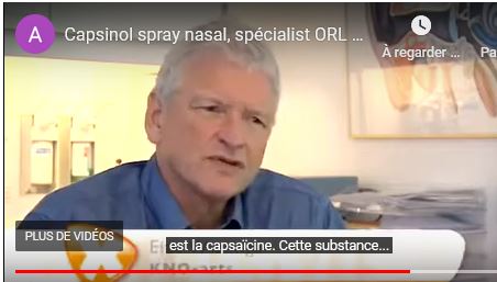 L\’efficacité de la capsaïcine, expliqué par un ORL